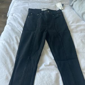 Black Abercrombie Skinny High Rise